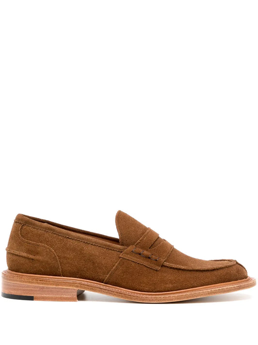 Tricker's slip-on suede loafers
