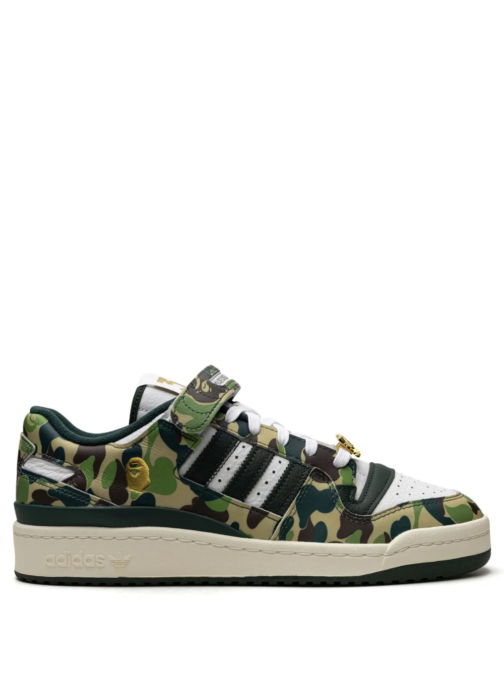 adidas x BAPE Forum 84 Low "30th Anniversary Green Camo" sneakers