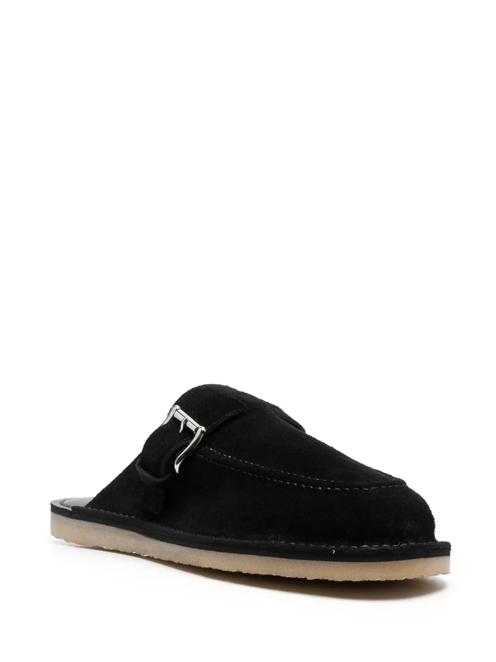 Comme des Garçons Homme buckle-fastening suede slides