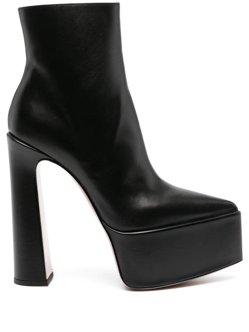 Le Silla Nina 170mm platform leather boots