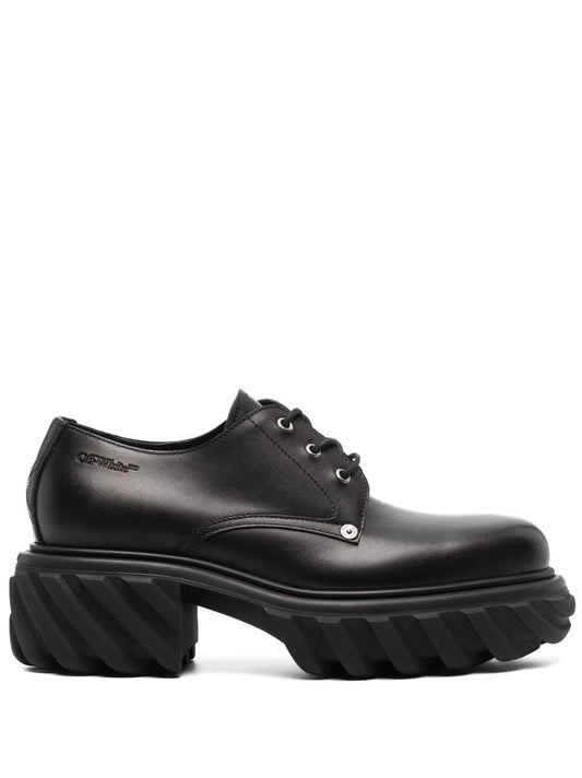 Off-White Exploration leather Derby shoes