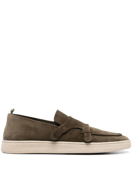 Officine Creative Herbie suede slip-on loafers