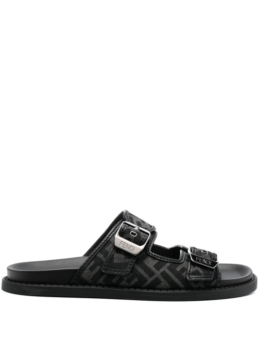 FENDI Feel FF-jacquard sandals
