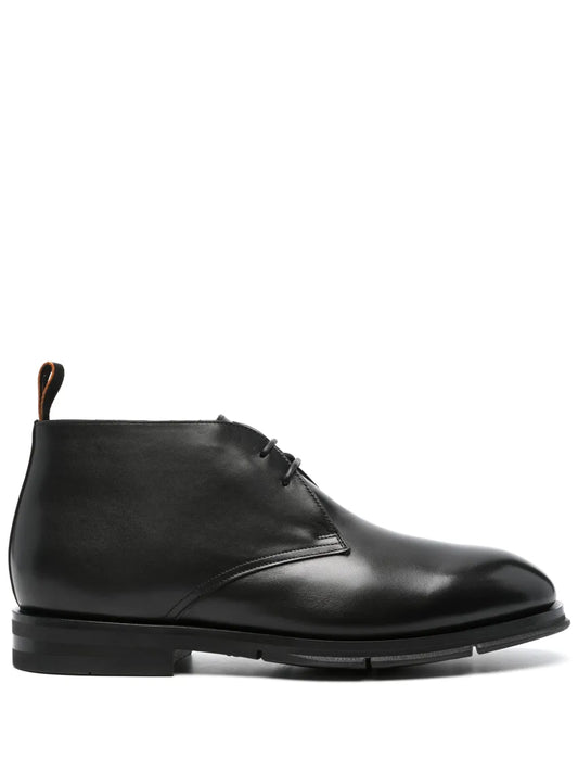 Santoni Laborc leather boots 