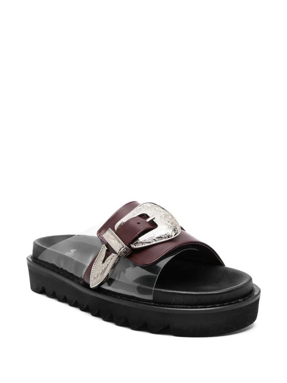Toga Pulla decorative-buckle leather slides