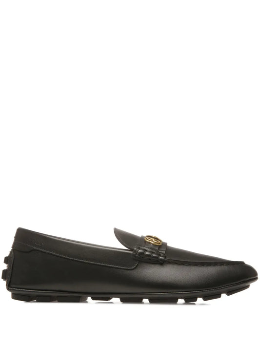 Bally Keeper leather boat shoes