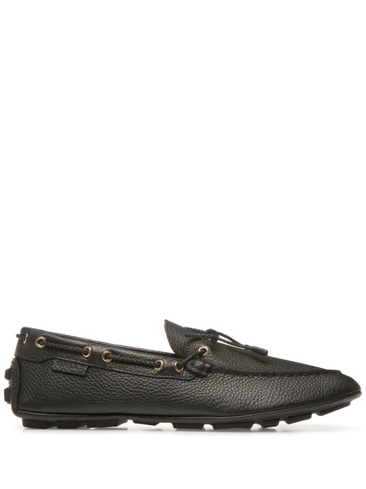 Bally Kyan logo-patch boat shoes 