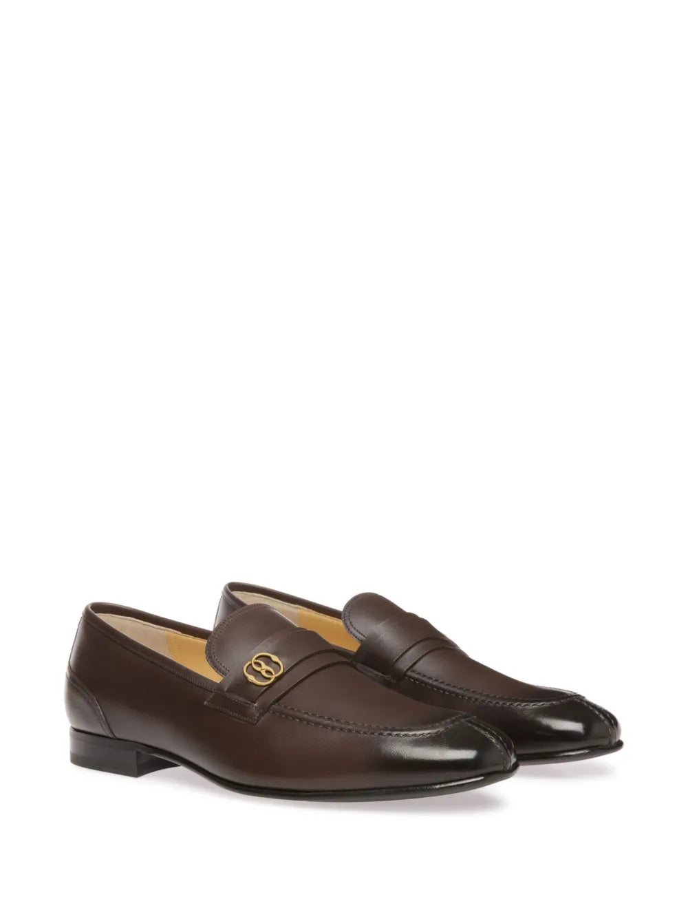 Bally Sadei logo-plaque leather loafers