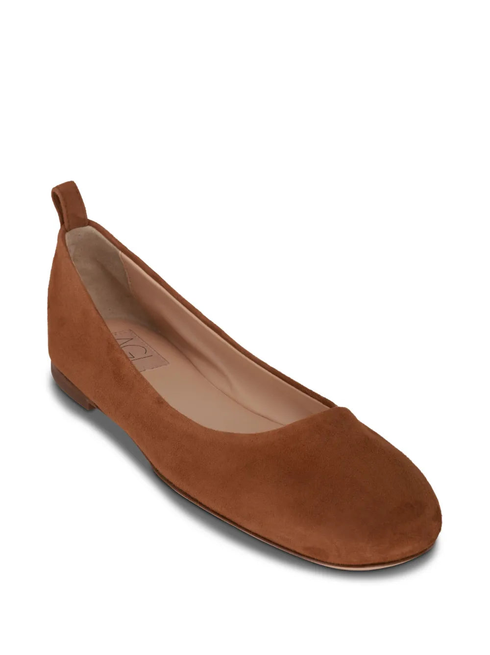 AGL Kim round-toe suede ballerinas