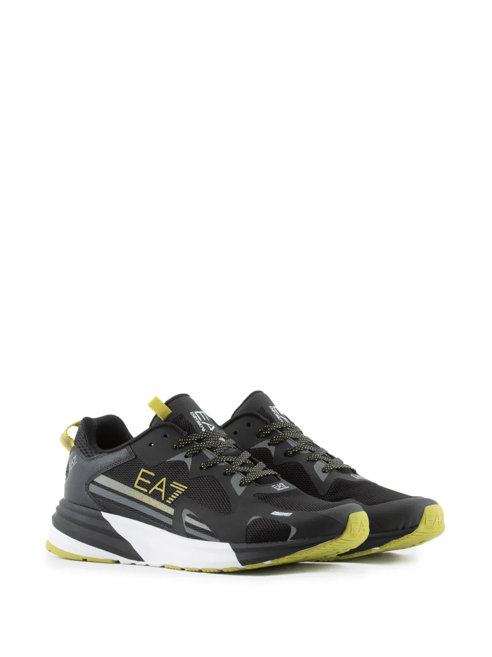 Emporio Armani logo-print panelled sneakers