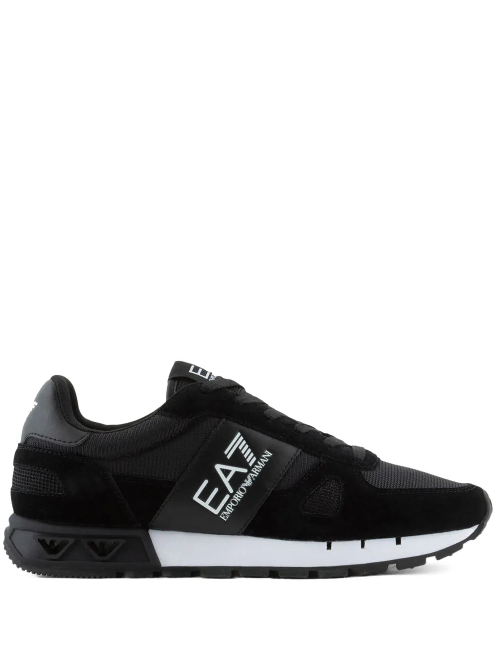 Ea7 Emporio Armani logo-print panelled sneakers