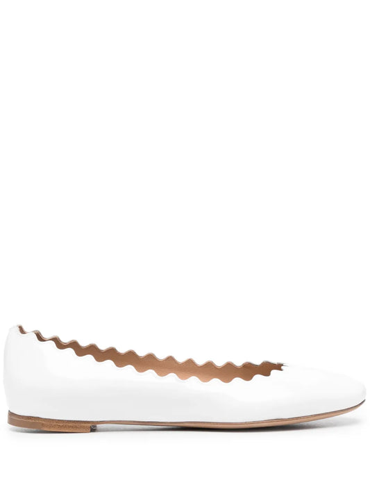 Chloé leather ballerina shoes 