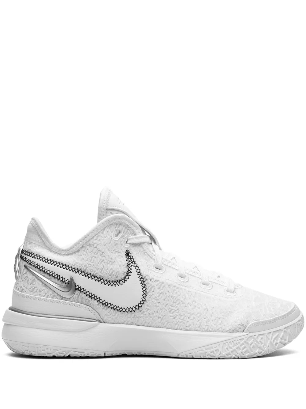 Nike Zoom Lebron NXXT Gen "White / Metallic Silver" sneakers