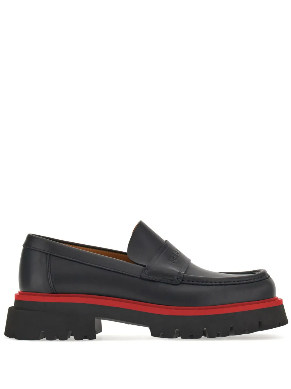 Ferragamo contrasting-sole leather loafers