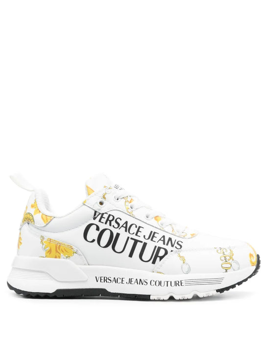 Versace Jeans Couture baroque-pattern low-top sneakers