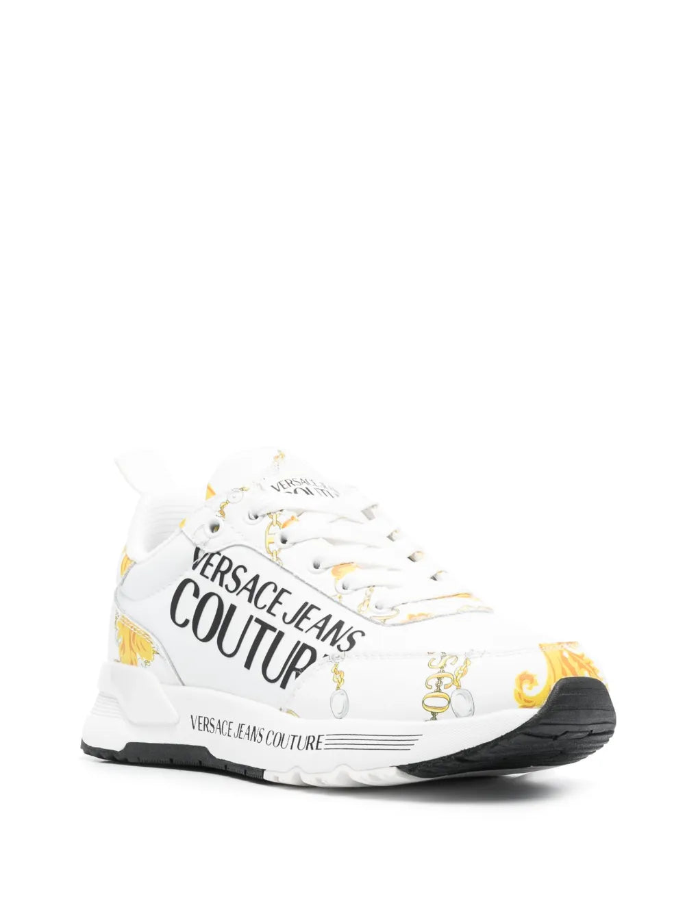 Versace Jeans Couture baroque-pattern low-top sneakers