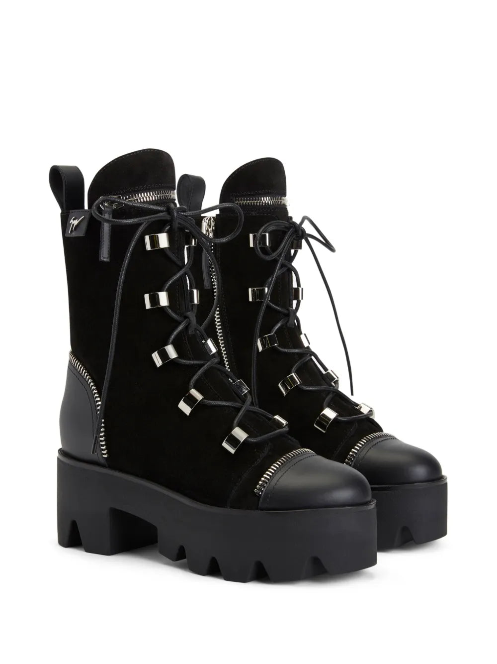 Giuseppe Zanotti Juliett lace-up flatform boots