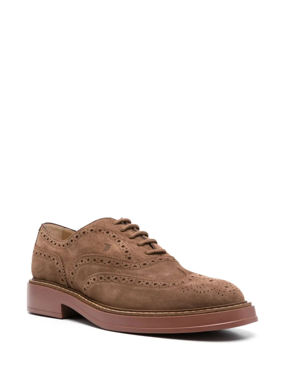 Tod's lace-up suede brogues