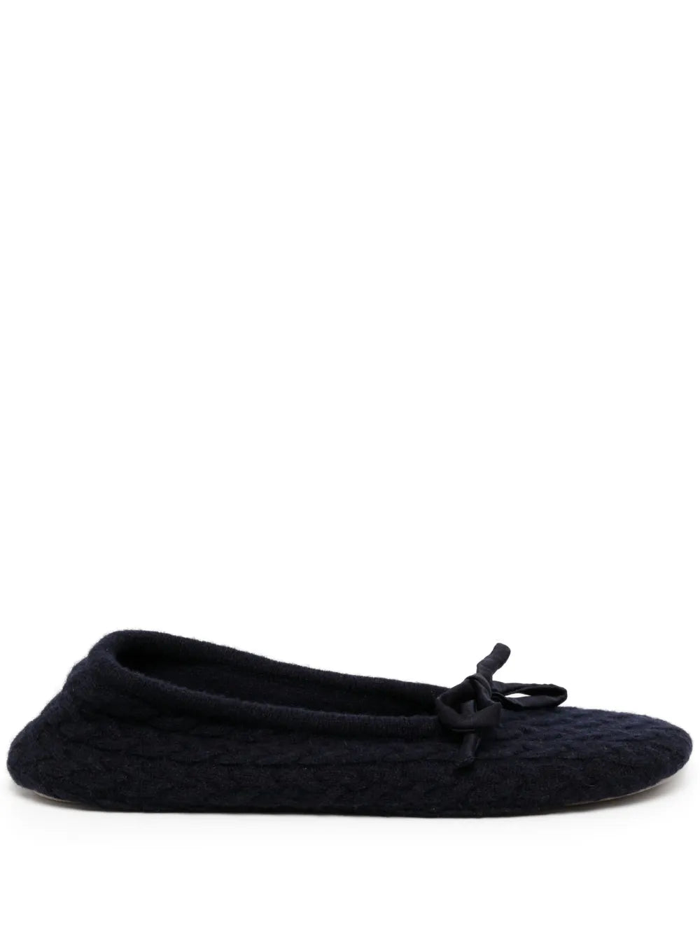 N.Peal knitted cashmere slippers