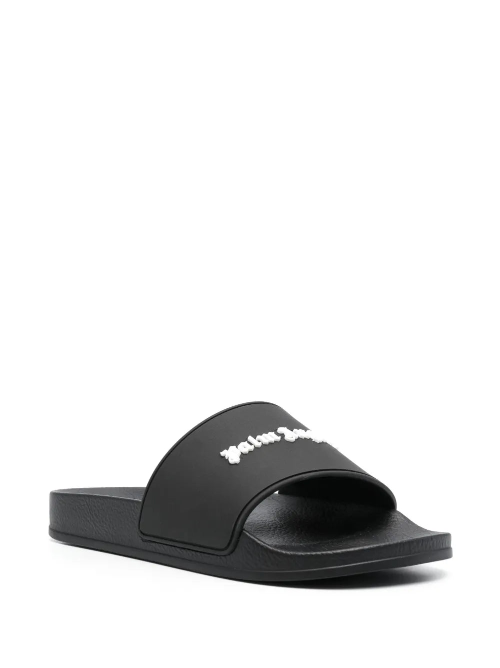 Palm Angels logo-embossed pool slides