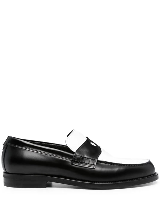 GCDS Wirdo two-tone design loafers 