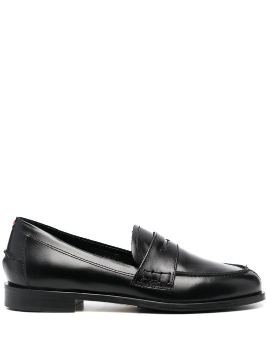 Aeyde round-toe leather loafers