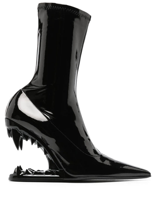 GCDS Morso 120mm vinyl ankle boots