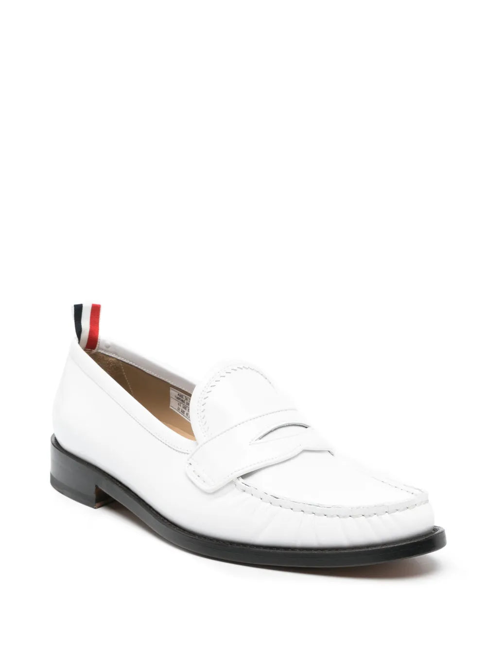 Thom Browne penny-slot RWB loafers