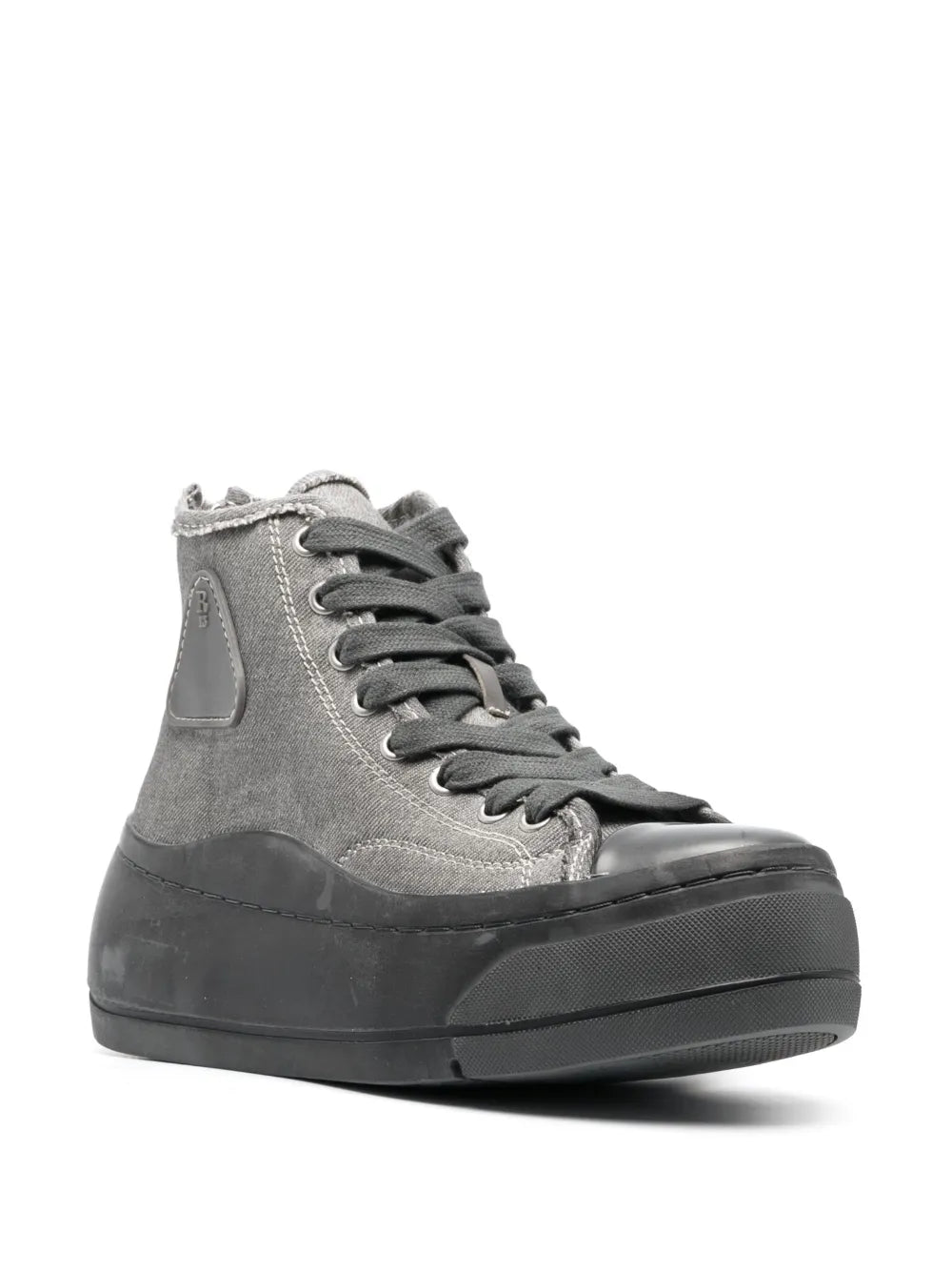 R13 logo-patch high-top sneakers
