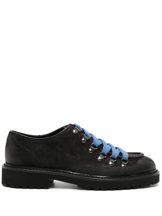 Doucal's calf suede lace-up shoes