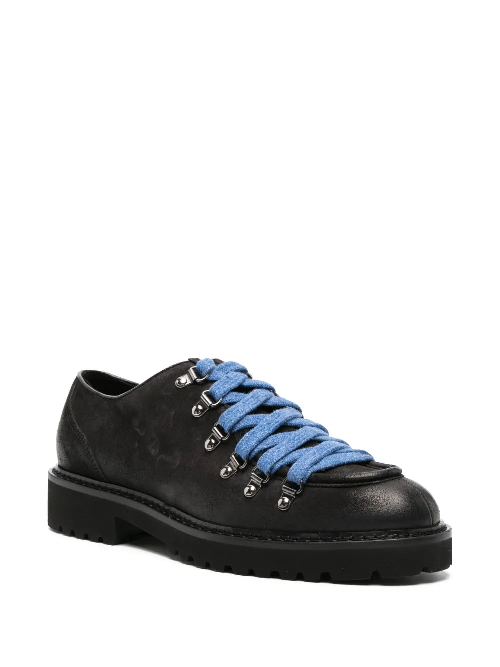 Doucal's calf suede lace-up shoes