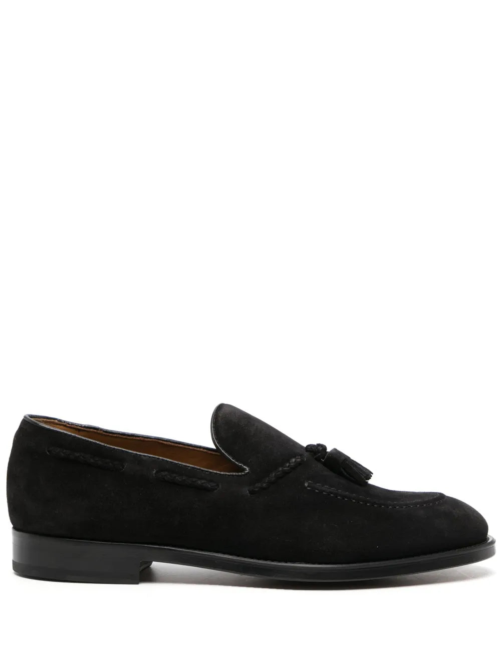 Doucal's tassel-detail calf-suede loafers