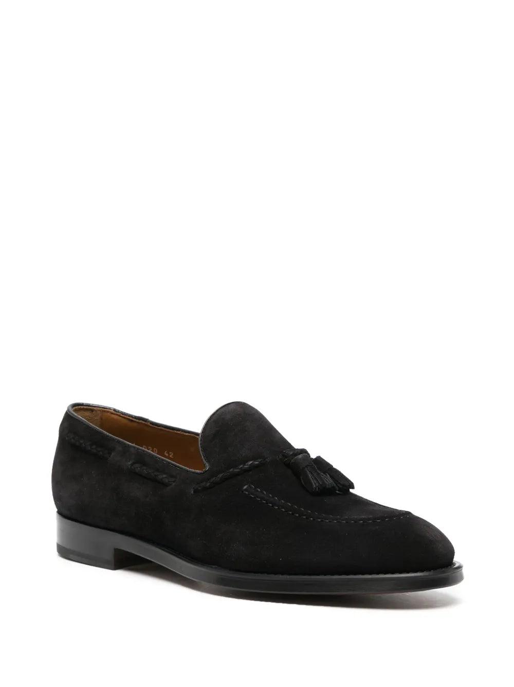 Doucal's tassel-detail calf-suede loafers