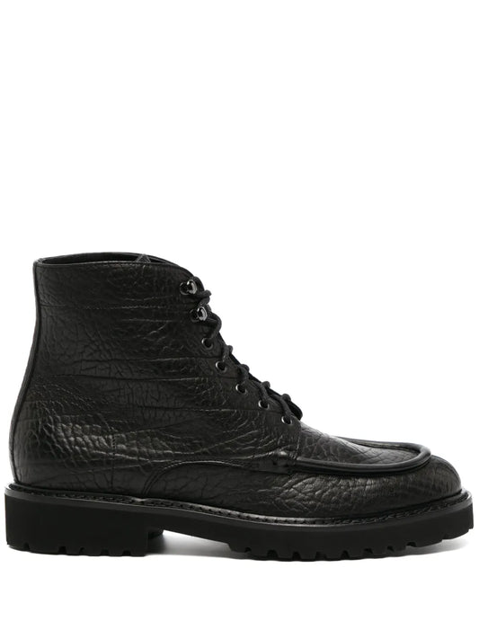 Doucal's pebbled leather ankle boots