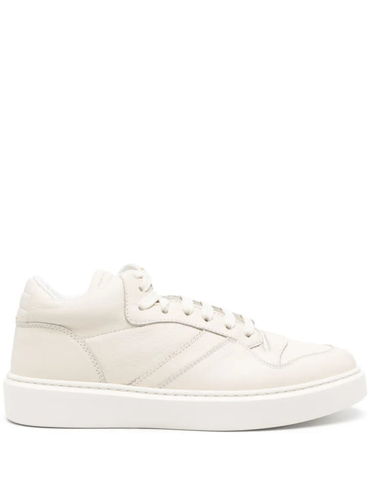 Doucal's high-top leather sneakers