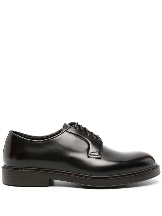 Doucal's lace-up leather derby shoes