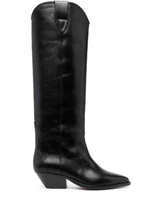 ISABEL MARANT Denvee 40mm leather knee-high boots