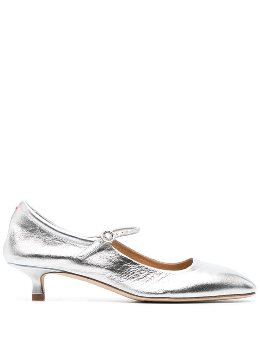 Aeyde Ines leather ballerina shoes