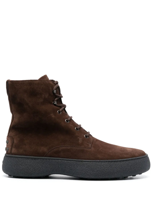 Tod's W. G. logo-patch boots 