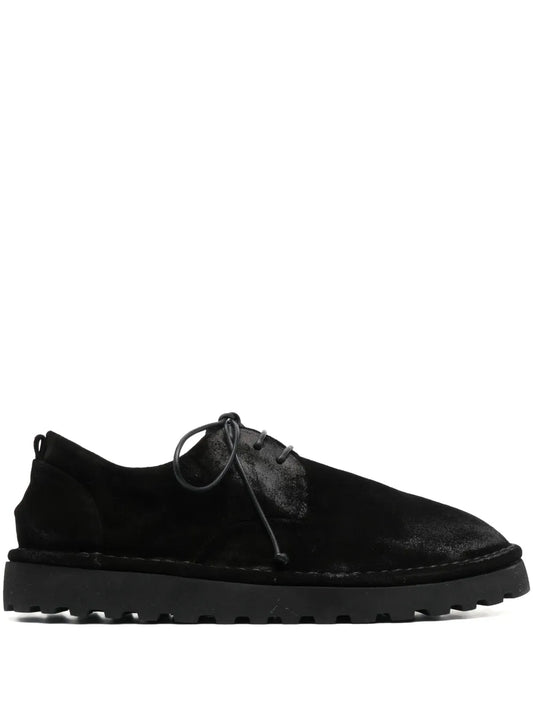 Marsèll round-toe suede derby shoes