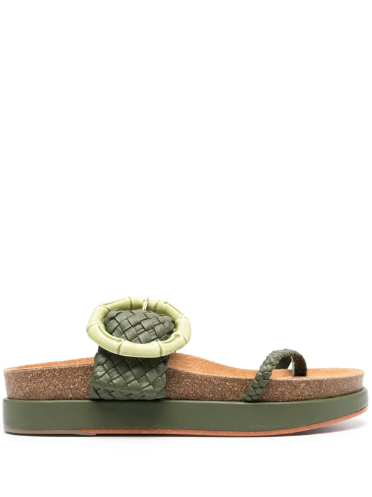 Johanna Ortiz Broadwalk Romance leather slides