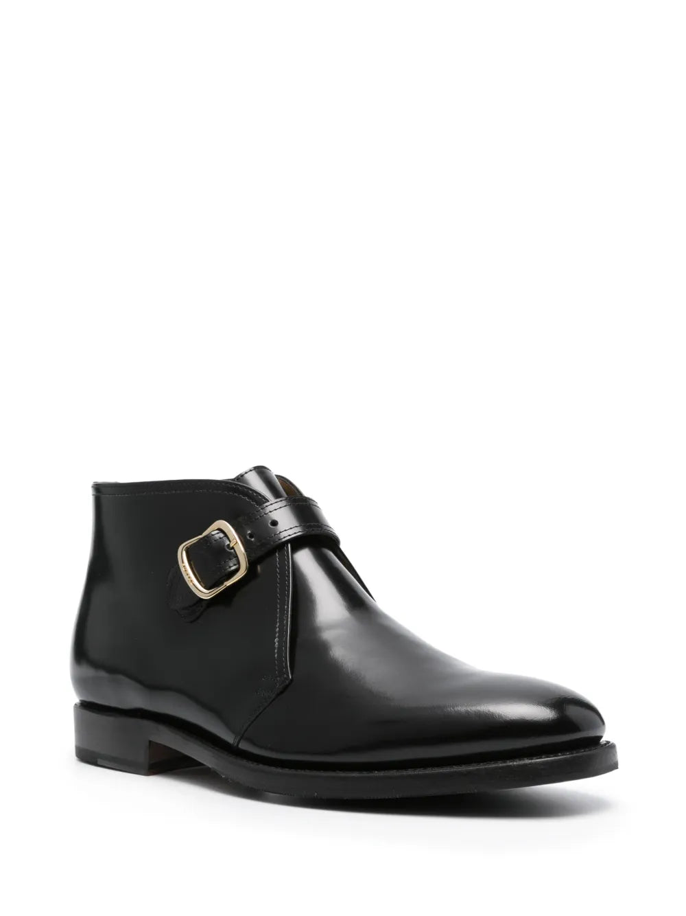 FURSAC buckle-fastening leather boots