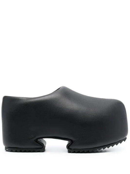 YUME YUME almond-toe faux-leather platform clogs
