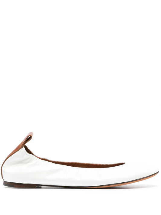 Lanvin patent leather ballerina shoes
