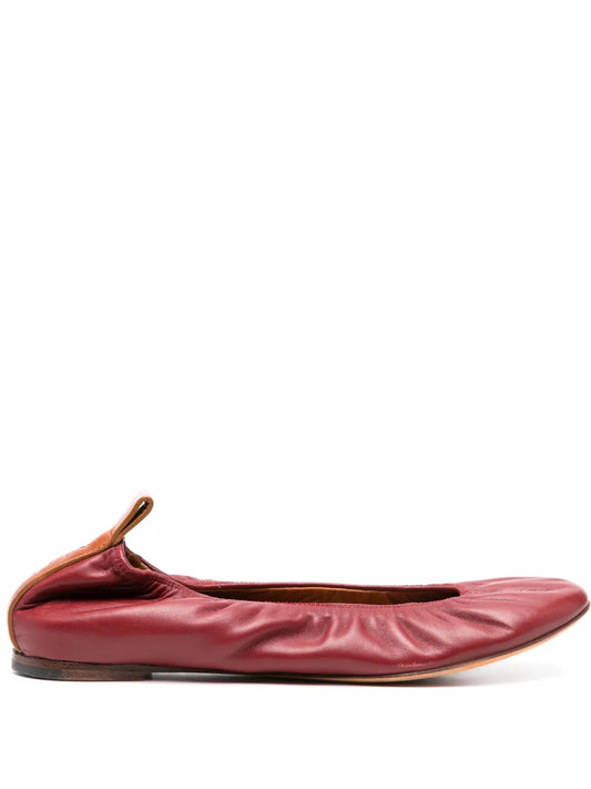 Lanvin leather ballerina shoes