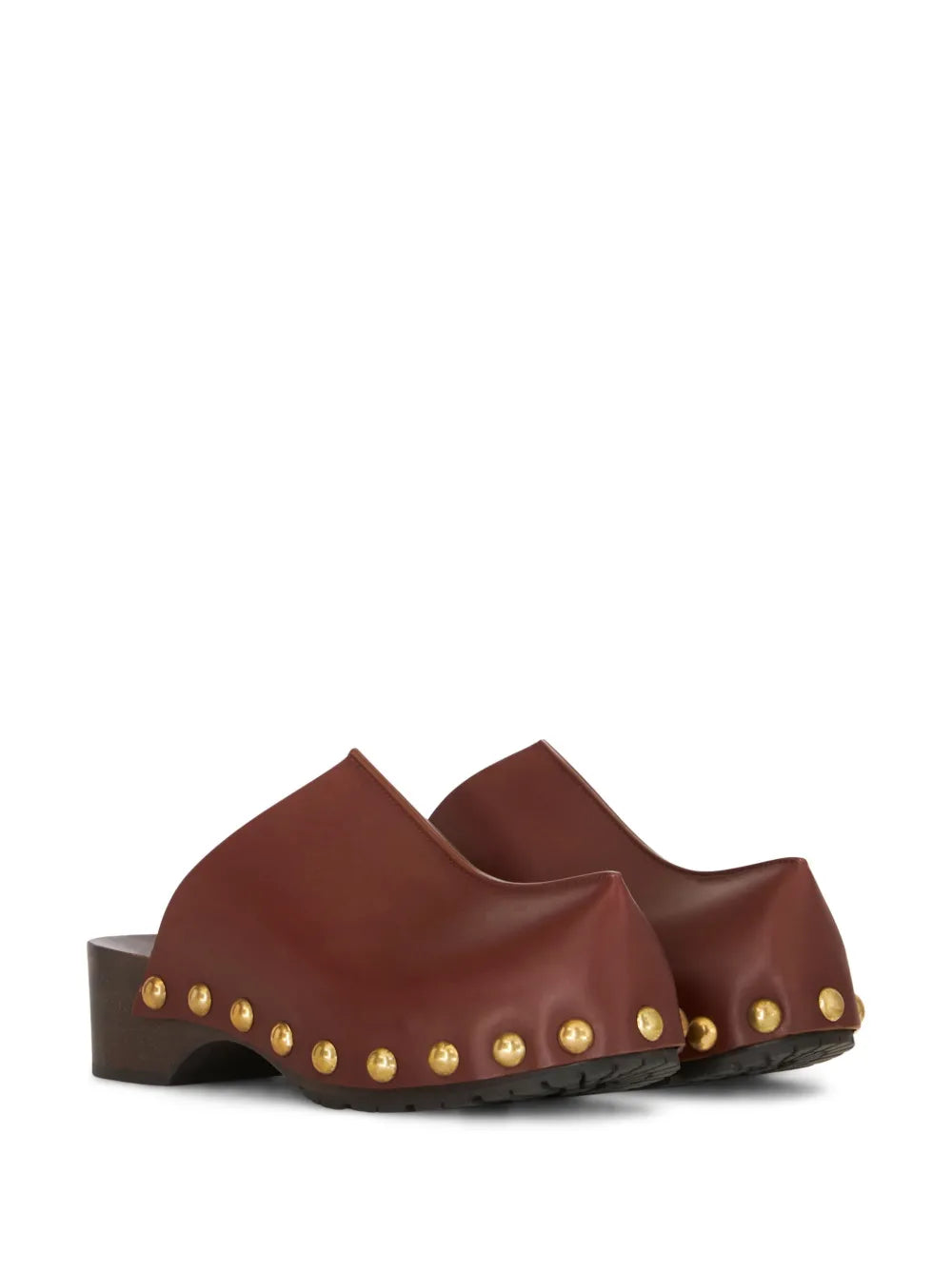 ETRO studded leather clogs