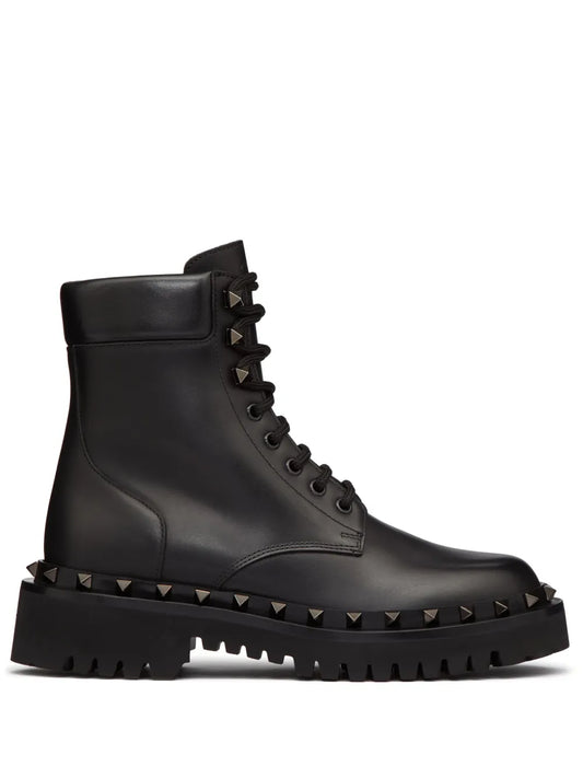 Valentino Garavani Rockstud 50mm leather ankle boots