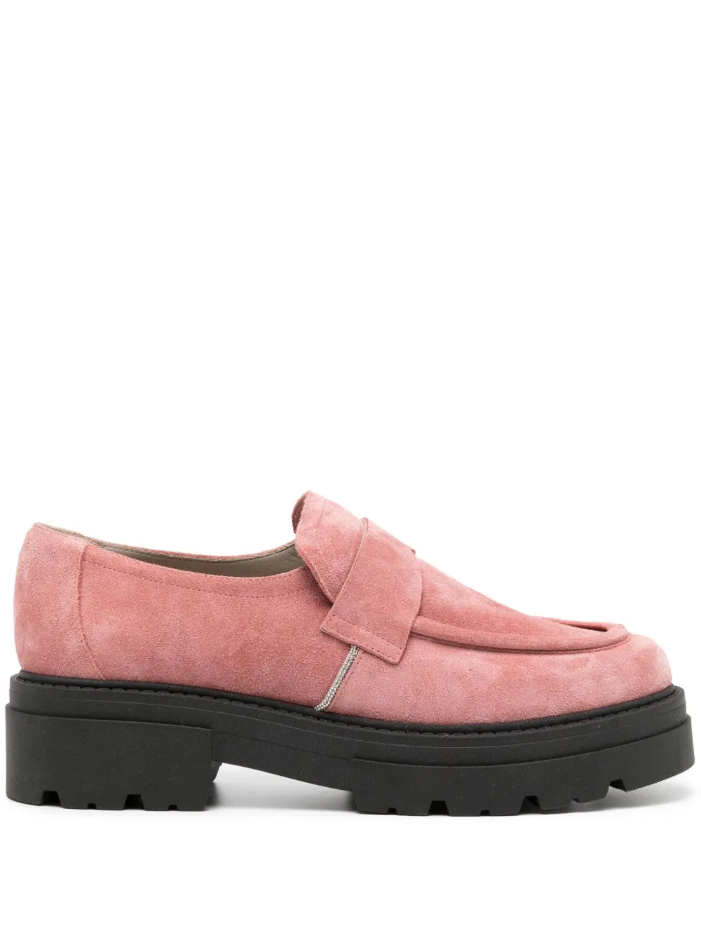 Fabiana Filippi suede slip-on loafers