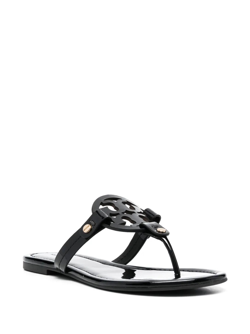 Tory Burch Miller cut-out leather flip-flops