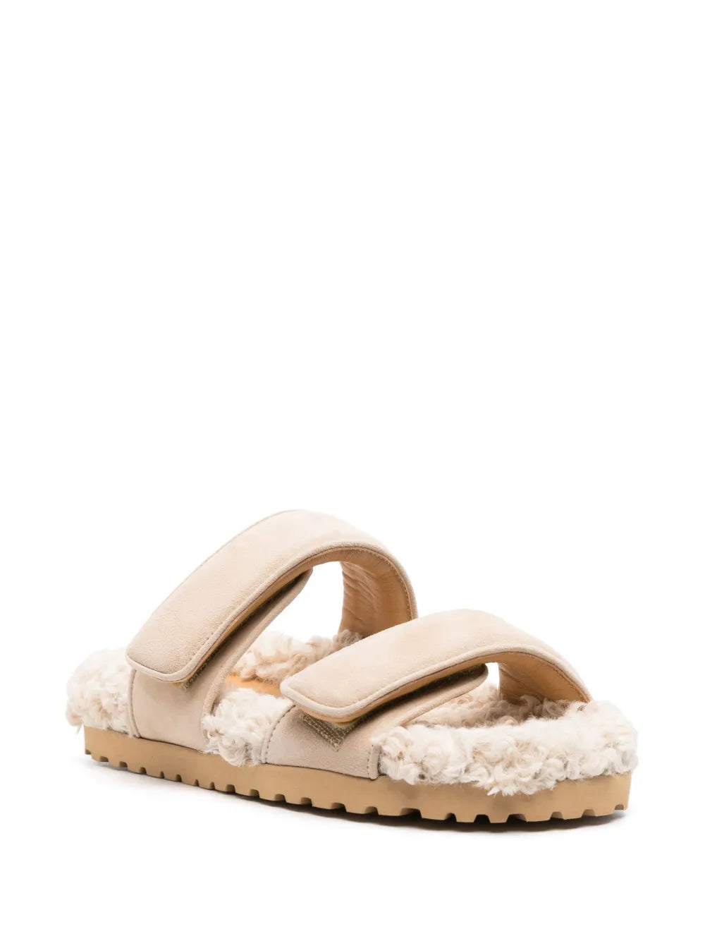 GIABORGHINI Alvine shearling-lining slides